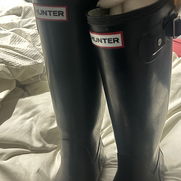 Tall Black Hunter Boots Women’s/ Size:10 - Picture 2 of 5